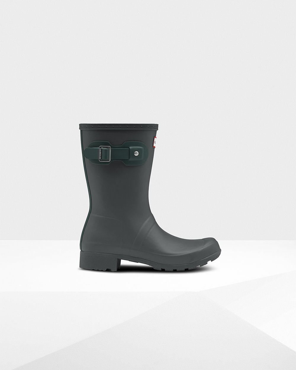 Botas De Cortas Hunter Mujer Original Tour Foldable - Verde Oscuro - Argentina 9512JWUHR